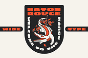 STOUT : Wide Vintage Modern Typeface, a Sans Serif Font by Nicholas Miner (Thumbnail 3 of 7)