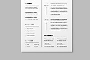 Clean Resume Layout, a Resume Template by MightyDesign (Thumbnail 3 of 9)