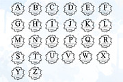 Floral Alphabet Monogram Letter SVG, a Graphic by D2PUTRI (Thumbnail 13 of 27)
