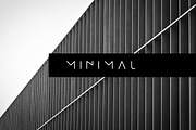 MINIMAL - modern futuristic font, a Sans Serif Font by MoonBandit (Thumbnail 7 of 7)