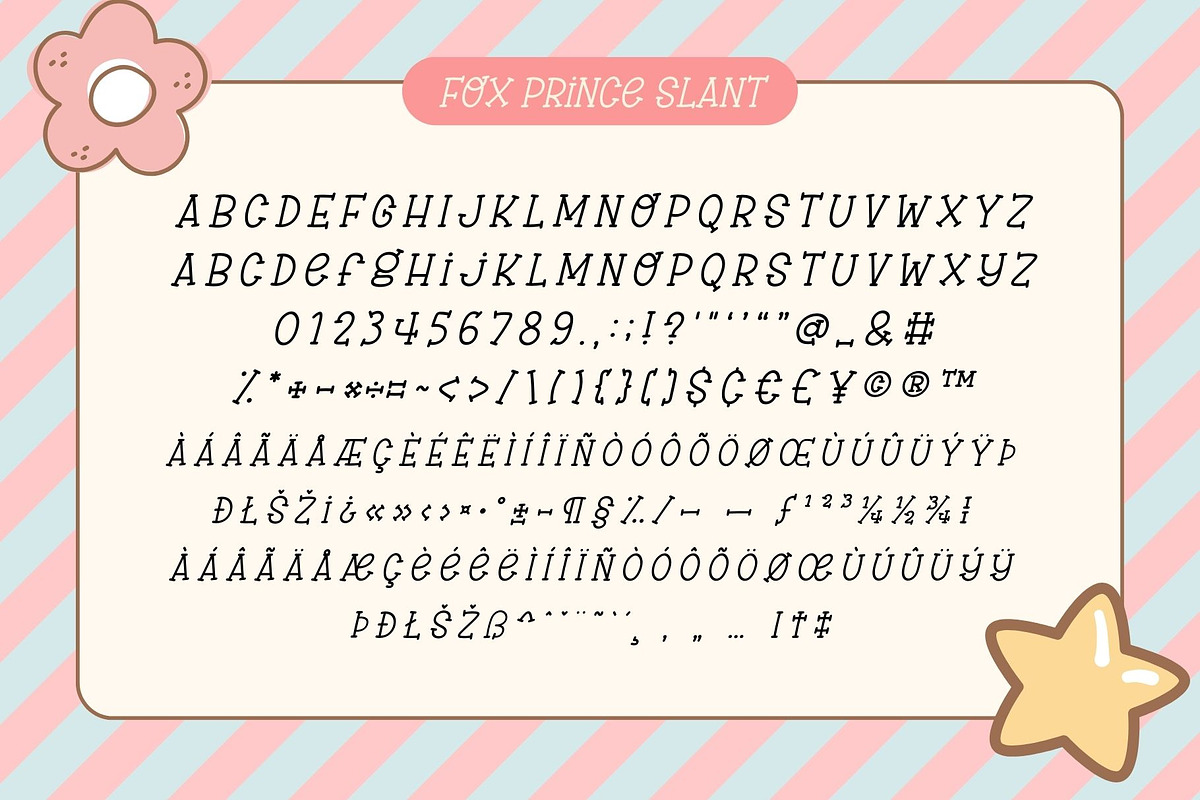 Fox Prince: 4 font styles, a Slab Serif Font by Fox7 By Rattana (Photo 11 of 12)