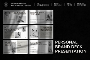 Personal Brand Deck - Keynote