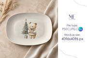 Deco Plate Oval Platter Mockup, a Merchandise Mockup by Mie Mockup Studio (Thumbnail 7 of 8)