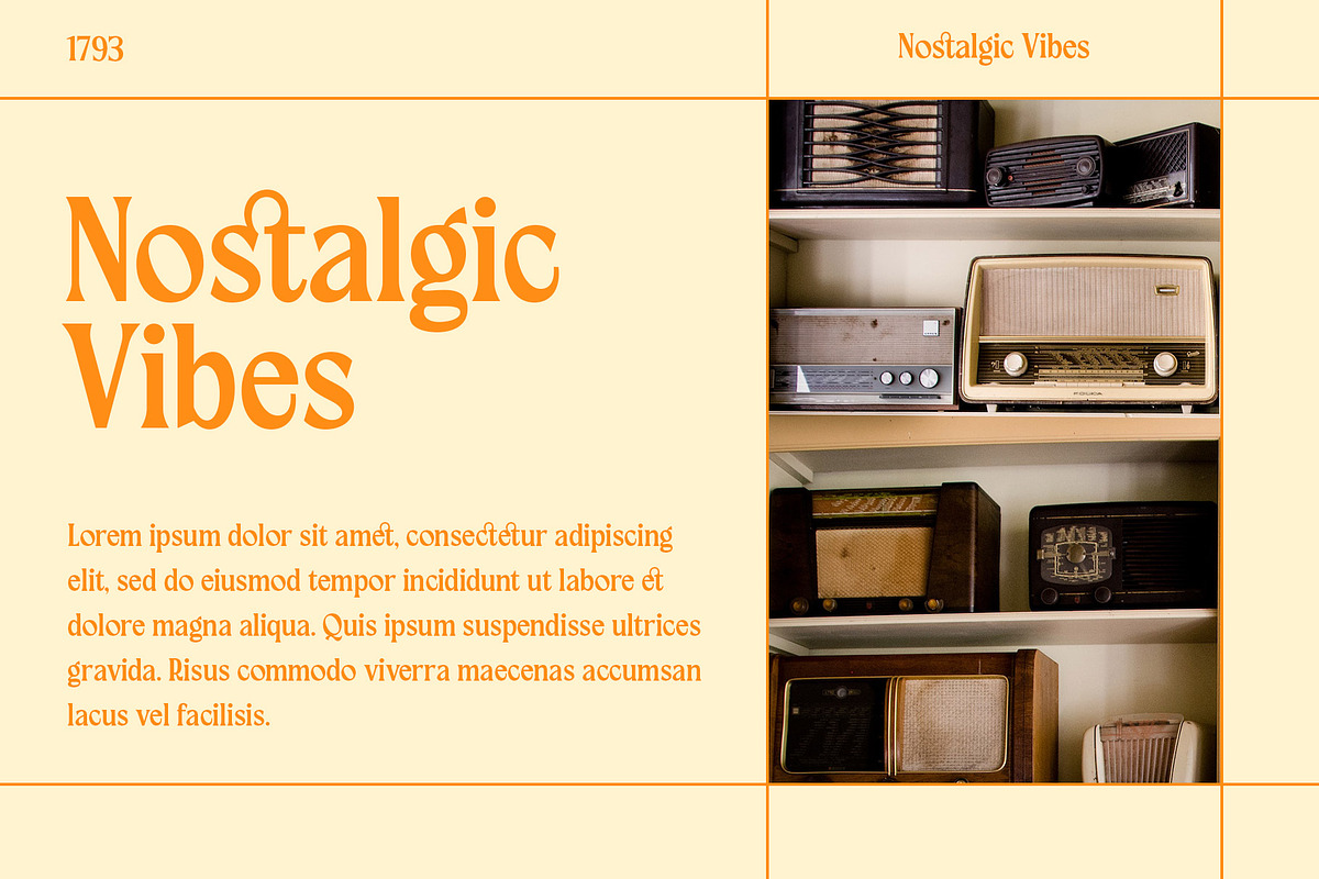 Agerola Vintage Font, a Serif Font by RantautypeStudio (Photo 10 of 15)