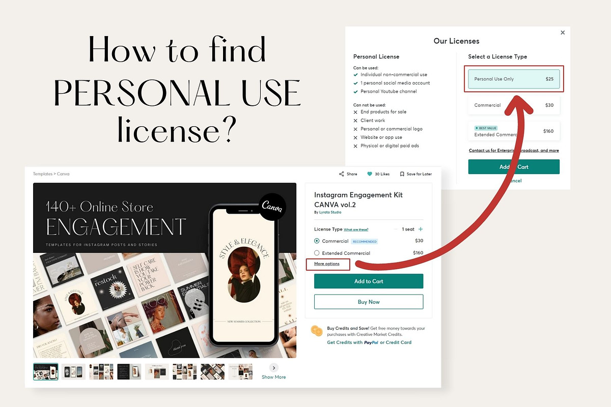 Instagram Engagement Kit CANVA vol.2, a Social Media Template by Lyrata ...