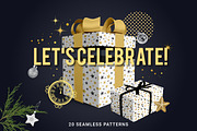 New Year Celebration patterns, a Graphic by jenny lipets (Thumbnail 1 of 7)