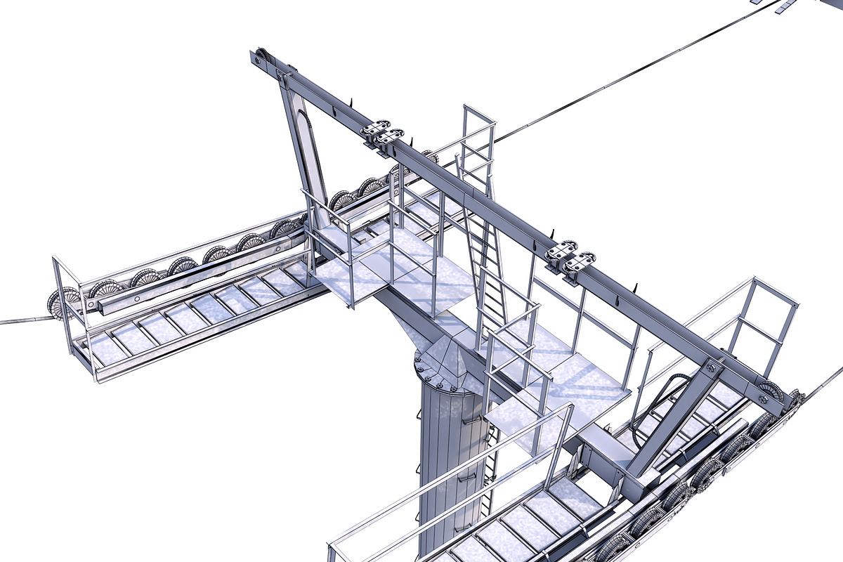Ski Lift Cableway Car, a Cars & Vehicle 3D Model by 3D Models by Obshansky (Photo 25 of 26)