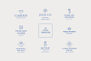 Botanical Logo Kit, a Branding & Logo Template by Paulina Sara Design (Thumbnail 4 of 11)