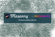 Masonry for Procreate X5, a Brush Add-On by Graphics Resources (Thumbnail 7 of 12)