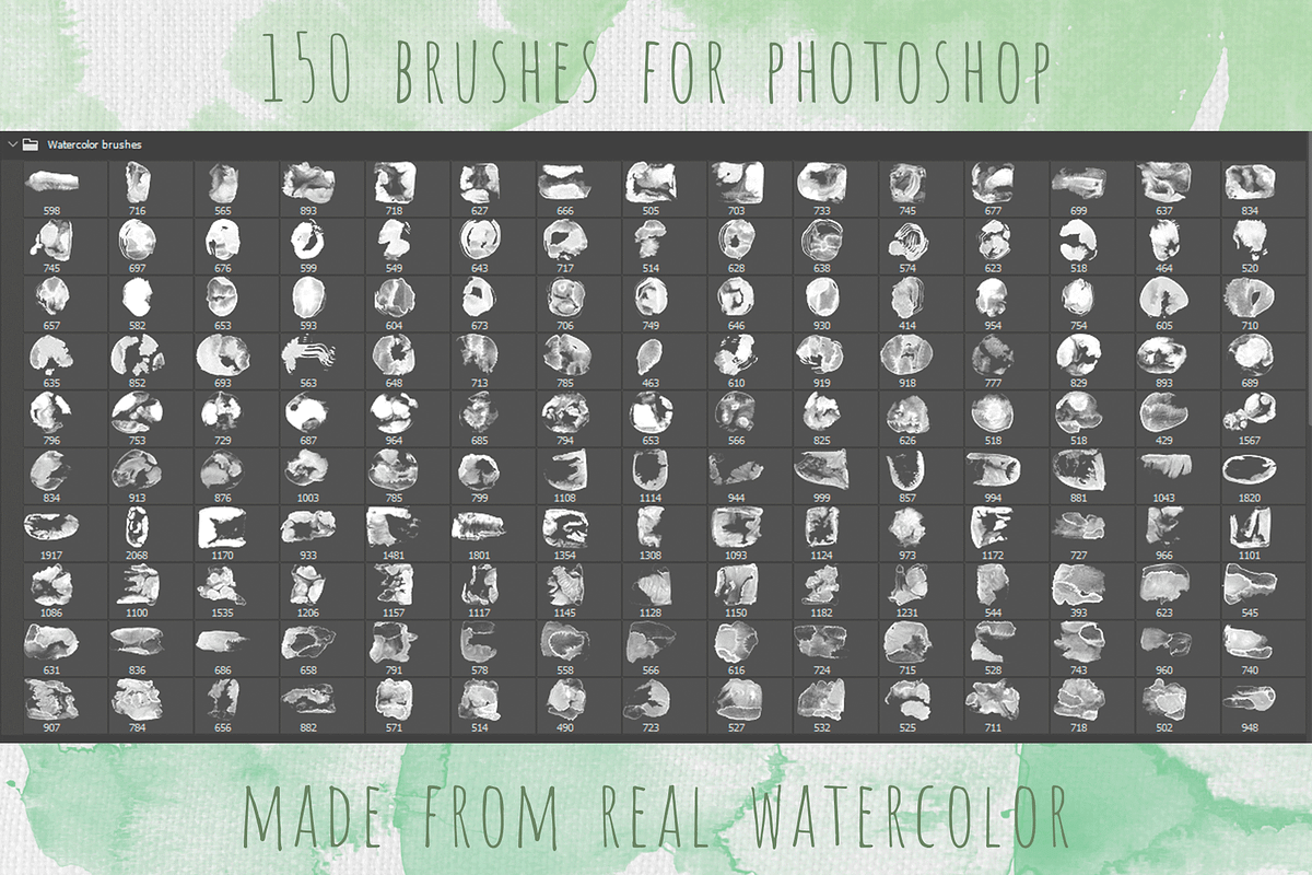 Watercolor Stamp Brushes, a Brush Add-On by Art Sproot (Photo 4 of 4)