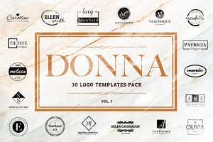 Donna - Logo Templates Pack Vol.1