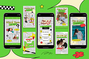 Green Fashion Instagram Set, a Social Media Template by Aiyari Graphic (Thumbnail 5 of 5)