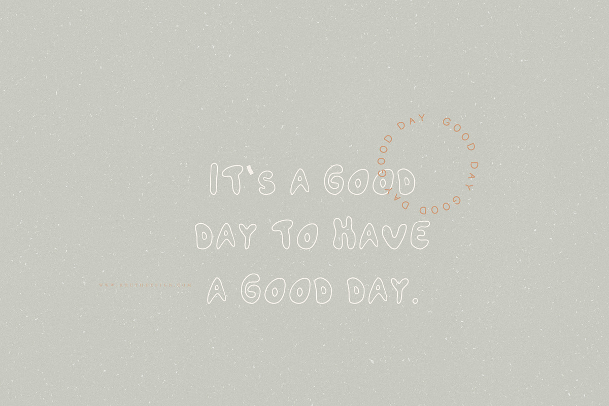 The Funky Font / by kruthdesign, a Script Font by KruthDesign (Photo 7 of 10)