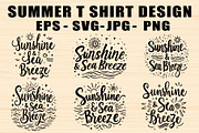 Summer T-Shirt Designs Set, an Object Graphic by Gfx_Store (Thumbnail 1 of 9)