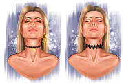 Procreate jewelry brushes, Chain, a Brush Add-On by Elenbushe (Thumbnail 8 of 10)