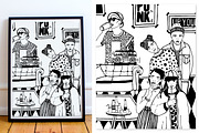 Home party with young people poster, a Person Illustration by Good Studio (Thumbnail 2 of 5)