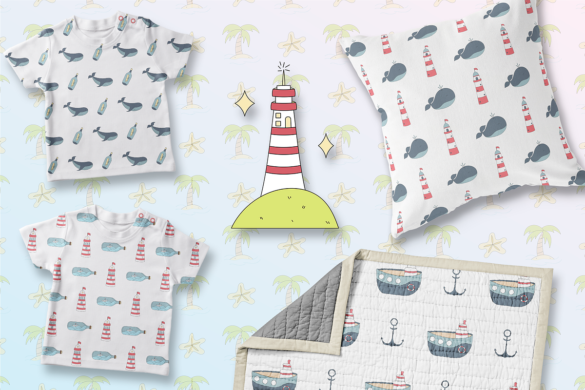 Maritime (elements, patterns), a Decorative Illustration by My Sweet Dreams (Photo 5 of 6)
