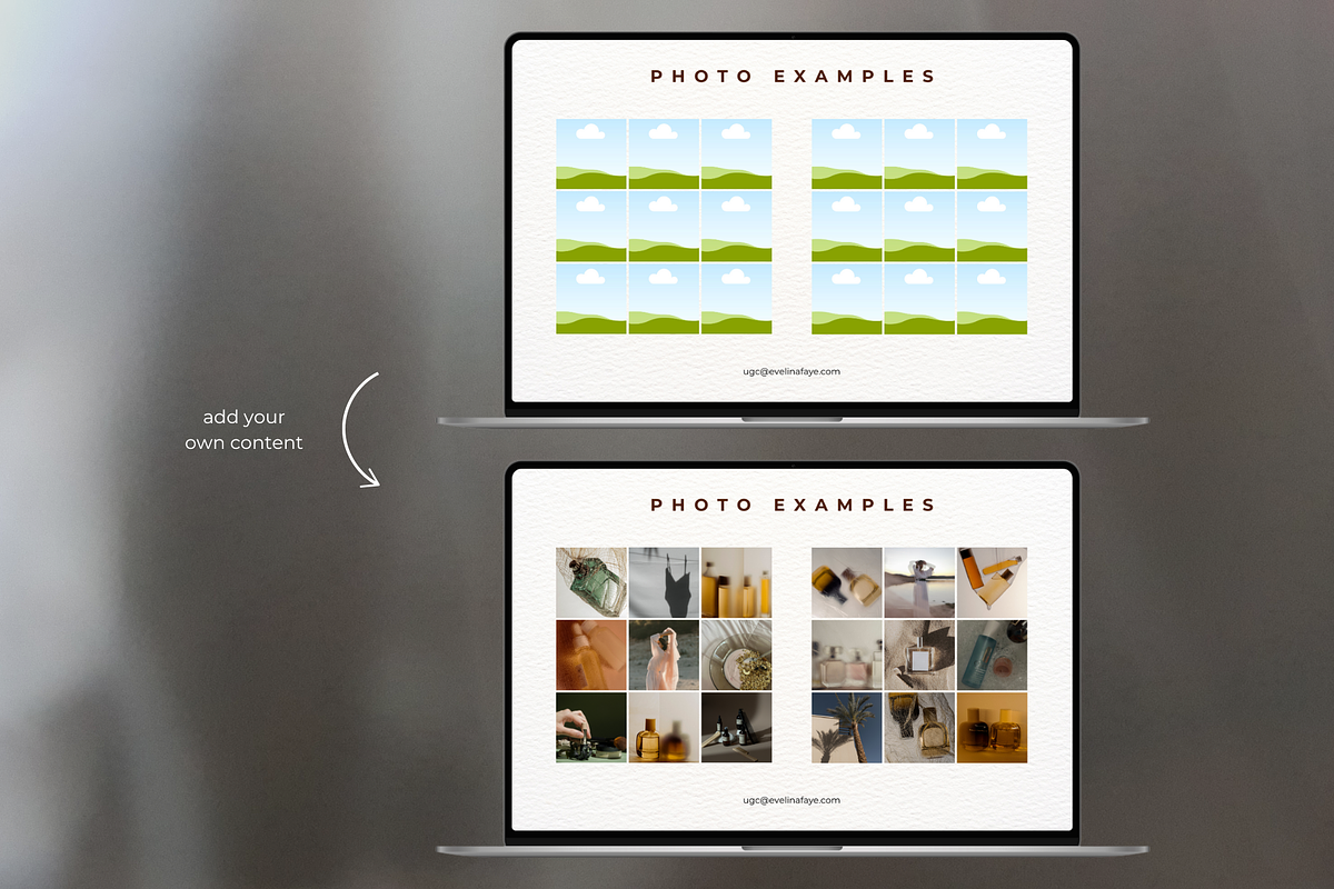 UGC portfolio Canva Website Template, a Presentation Template by IRISEA DESIGNS (Photo 4 of 6)