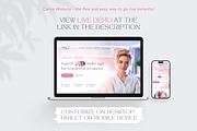 Beauty Website Template Canva Site, a Landing Page Template by vectorocean (Thumbnail 2 of 11)
