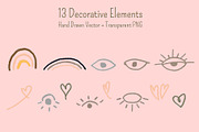 The Beverly Hills Illustration set, a Decorative Illustration by Dawnside Graphic (Thumbnail 4 of 12)