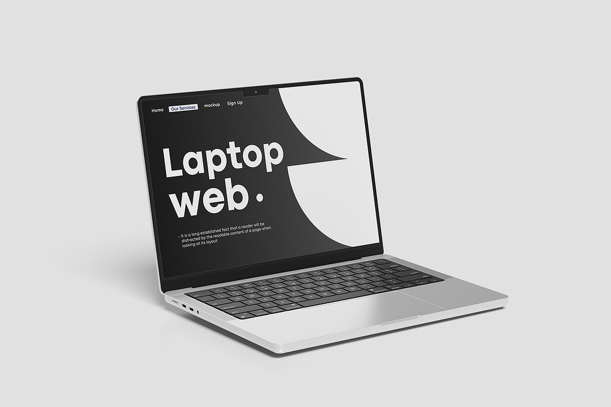 Laptop Mockup, a Mac Mockup by seramoe (Photo 3 of 5)
