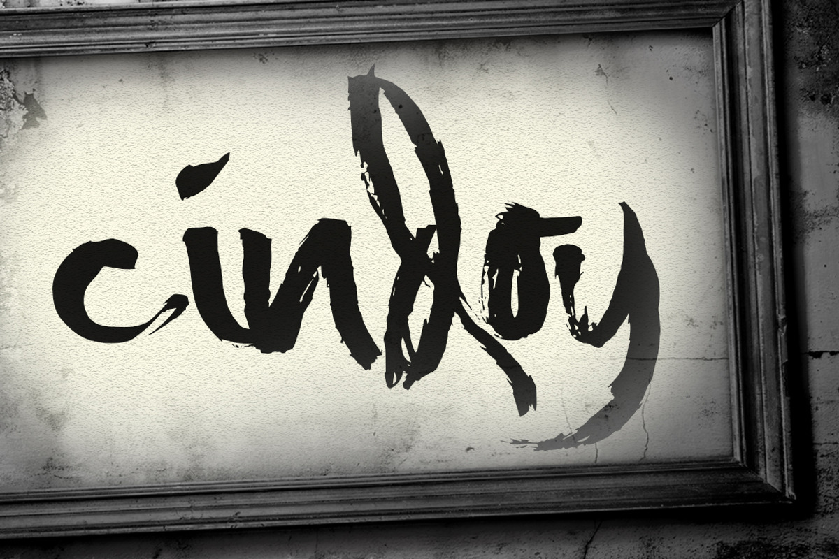 itaki - calligraphic typeface preview 5