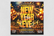 New Year Eve Flyer, a Flyer Template by Tarommir (Thumbnail 2 of 4)