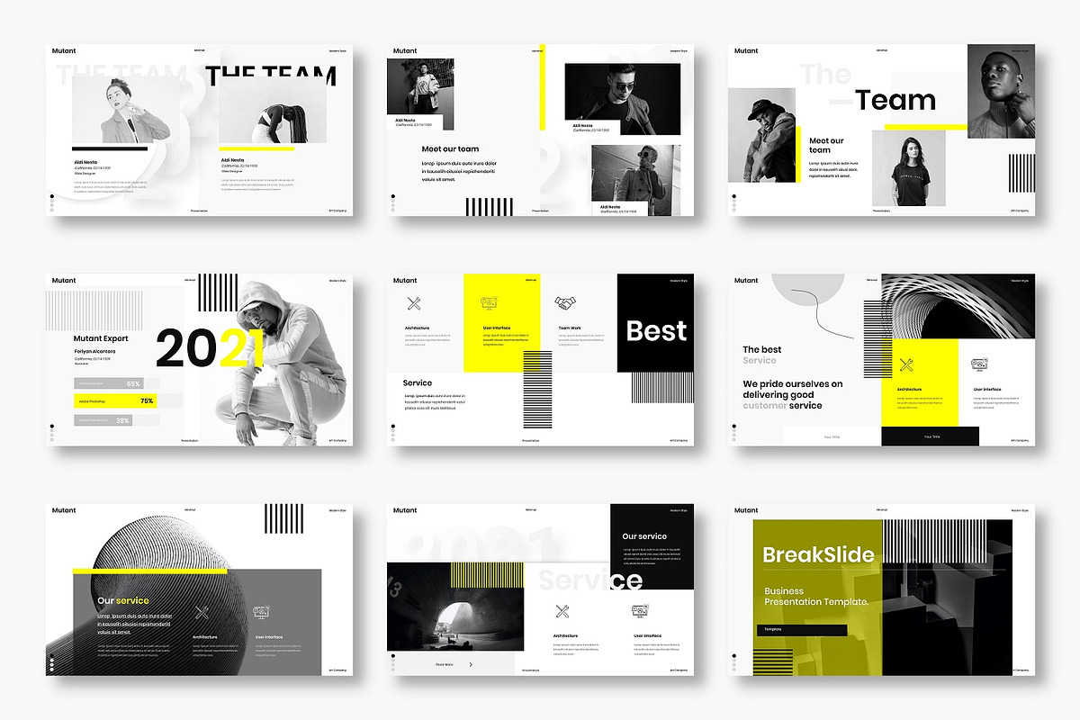 Mutant – Business Keynote Template, a Design Template by Dens Creative Studio (Photo 3 of 6)