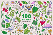 Wild Garden Vector Collection, a Pattern Graphic by rouxsupplyco (Thumbnail 9 of 13)