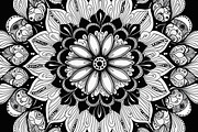 Intricate Mandala Coloring Pages Set, an Illustration by jahid234 (Thumbnail 7 of 7)