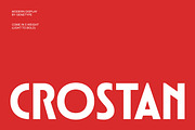 Crostan Display Font, a Sans Serif Font by Genetype (Thumbnail 1 of 11)