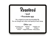 Character Doodle Stamp Procreate, a Brush Add-On by Pixel Picasso Studio (Thumbnail 11 of 11)