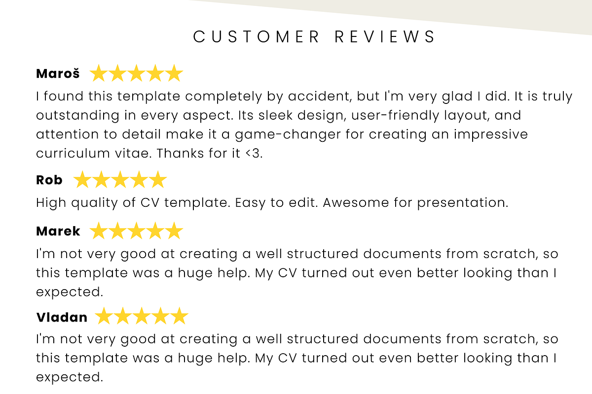 Clean, Simple, Minimalist Resume CV, a Resume Template by MondaySpark (Photo 8 of 8)