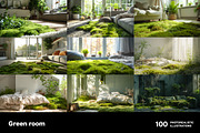 Green rooms. Collection, a Decorative Illustration by Handmadefont (Thumbnail 2 of 14)