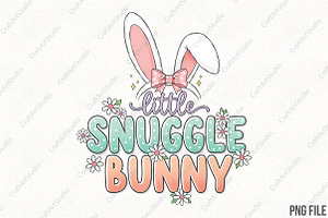 Easter Snuggle Bunny PNG, an Illustration by CraftArtStudio