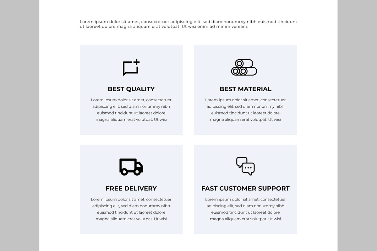 Furniture Landing Page Design, an UI Kit Template by CreativeShaper (Photo 3 of 6)