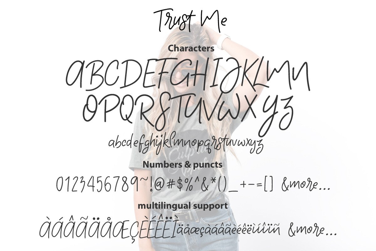 Trust me | Handwritten Font & 9Logos, a Script Font by Artstudio (Photo 9 of 9)