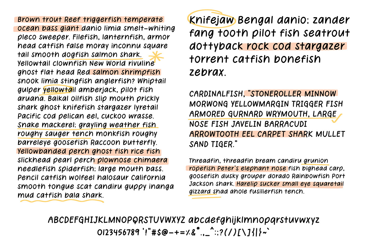 Orange Girl - handwritten font, a Handwritten Font by jyllyco (Photo 2 of 6)