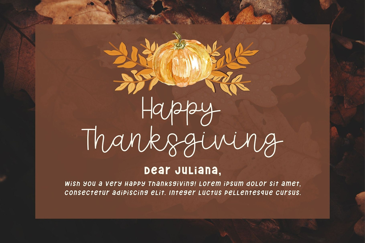 Fox Maple Trio Font, a Handwritten Font by Fox7 By Rattana (Photo 4 of 11)