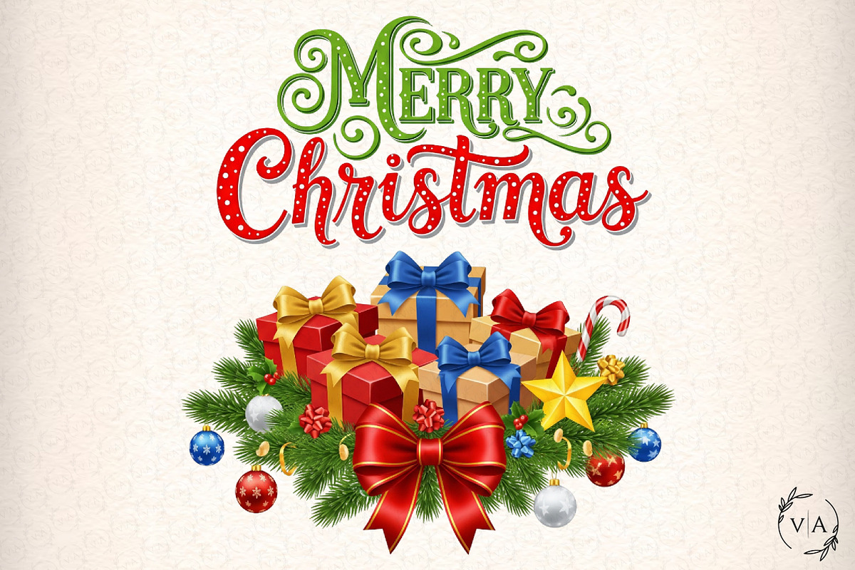 Merry Christmas PNG, an Illustration by Craft Nest (Photo 1 of 6)