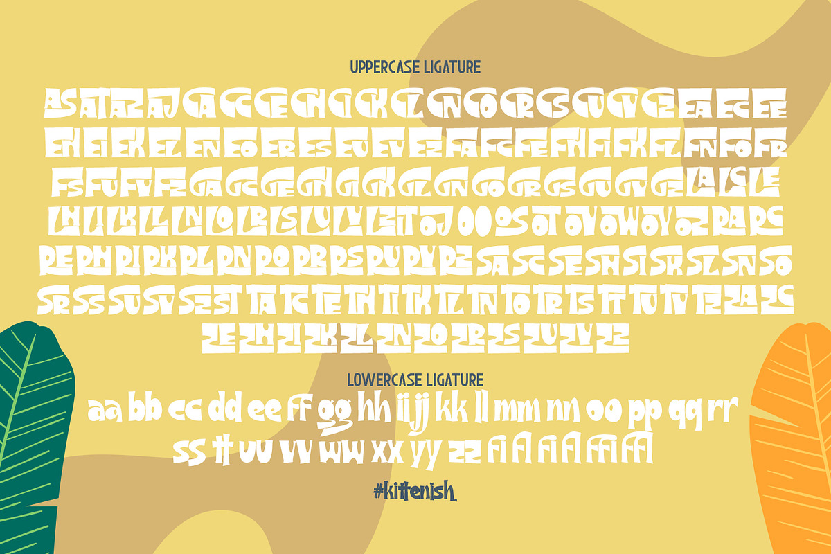Kittenish - Playful Font, a Font by madeDeduk (Photo 13 of 14)