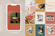 Holiday Social Media Templates, a Social Media Template by Rose & Co. (Thumbnail 2 of 7)