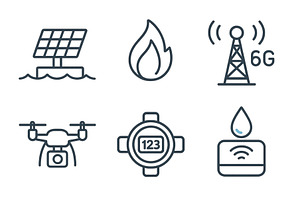 Innovative technology icons, an Illustration by ZinetroN
