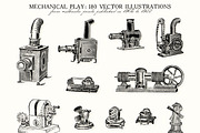 Mechanical Play: 180 Vintage Toys, an Illustration by Unember (Thumbnail 6 of 7)