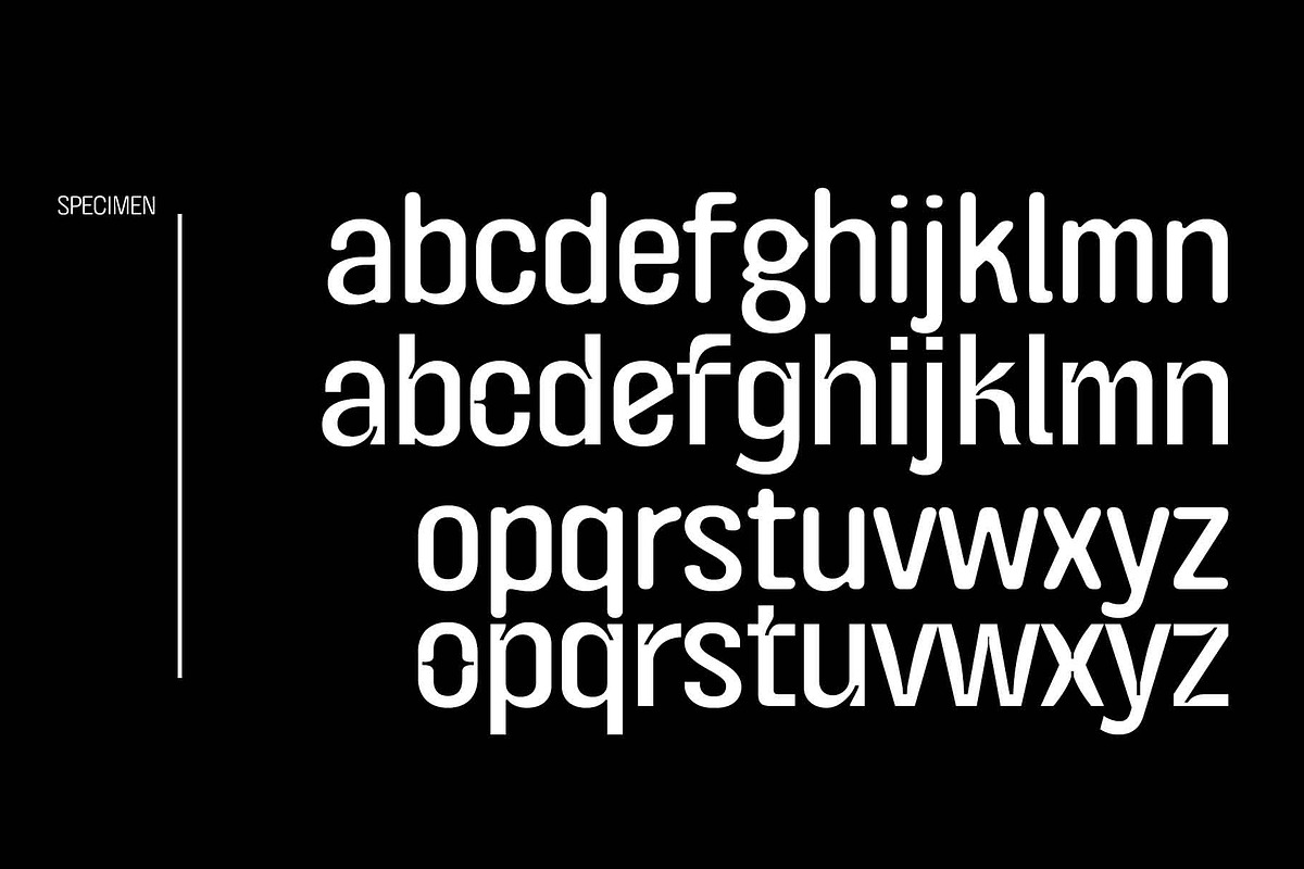 Avancar Condensed Font Family, a Sans Serif Font by Ryul Davidson (Photo 7 of 19)