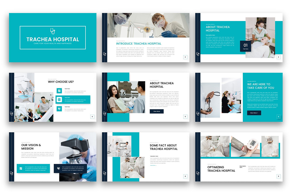 Trachea-Medical PowerPoint Template, a Design Template by kreatifreya (Photo 2 of 5)