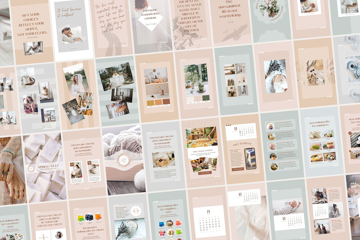 Instagram Story Templates Canva Dot, a Social Media Template by Keikoya (Photo 6 of 16)