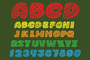 Font of curly letters., a Symbol Font by katykin (Thumbnail 1 of 4)