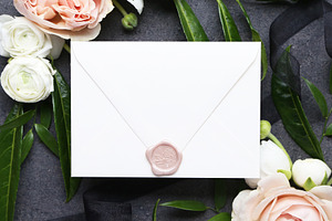 Envelope back mock up stock photo containing mockup and mock up