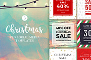 Christmas Social Media Bundle, a Social Media Template by MinimalStudioCo (Thumbnail 4 of 19)